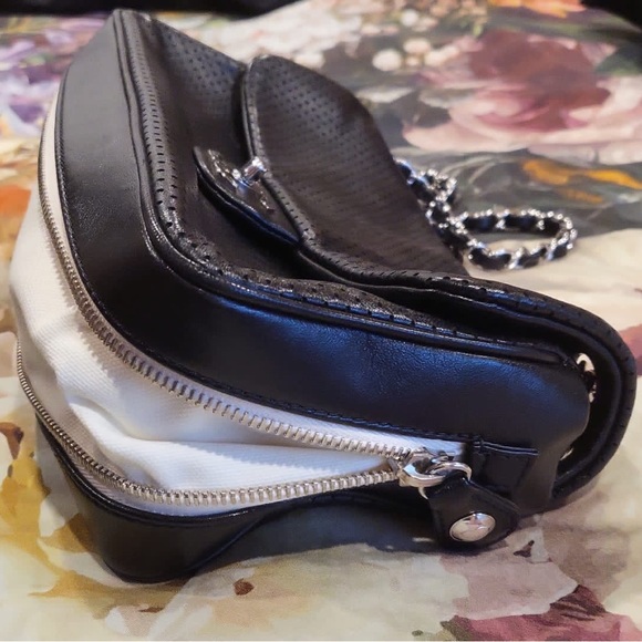 Chanel Authentic Black Perforated Lambskin Baseball Spirit Flap Bag - Picture 6 of 6